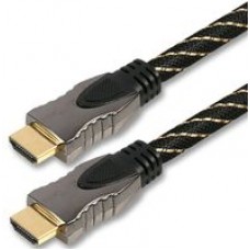 1m Gold High Speed HDMI Lead with Ethernet Support